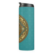 Pisces Mandala Thermal Tumbler Thermosbeker (Geroteerd rechts)