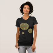 Pisces Mandala Vrouwen donker Shirt (Voorkant volledig)