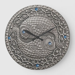 Pisces Medaillon Grote Klok