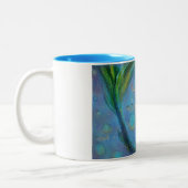 Pisces Mermaid Blue 15oz Mok van tweetone koffie (Links)