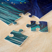 Pisces Mermaid Queen Original Fantasy art Legpuzzel (Zijkant)