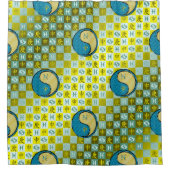 Pisces & Metal Monkey Douchegordijn (Voorkant)