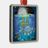 Pisces Metalen Ornament (Rechts)