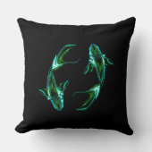 Pisces – Minimalist Zodiac Decorative Pillow Kussen (Voorkant)