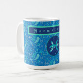 Pisces Modern Personalized Coffee Mug Koffiemok (Voorkant links)