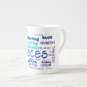 Pisces-Mok Porselein Kop (Voorkant rechts)