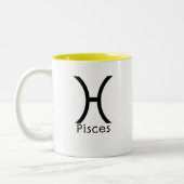 Pisces-Mok Tweekleurige Koffiemok (Links)