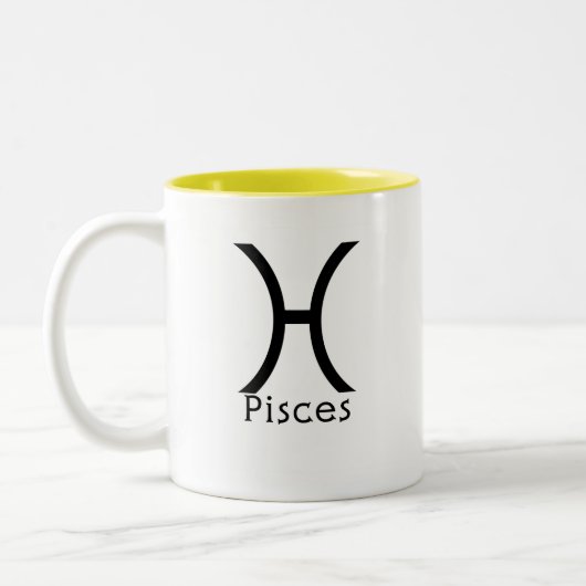 Pisces-Mok Tweekleurige Koffiemok (Links)