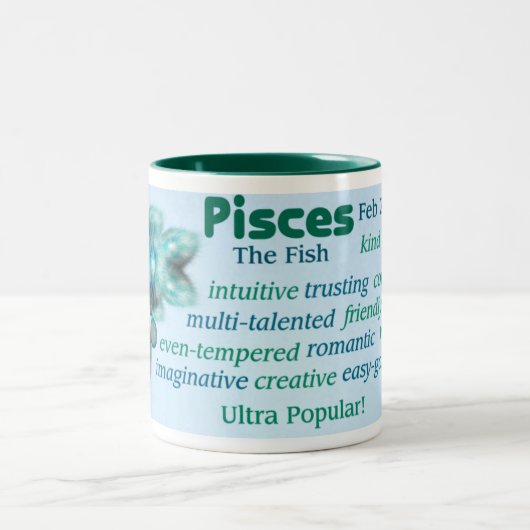 Pisces-Mok Tweekleurige Koffiemok (Center)