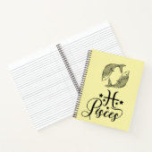 Pisces Notitieboek (Binnen)