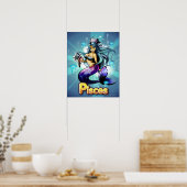 "Pisces" onder zeemeermin Poster (Keuken)