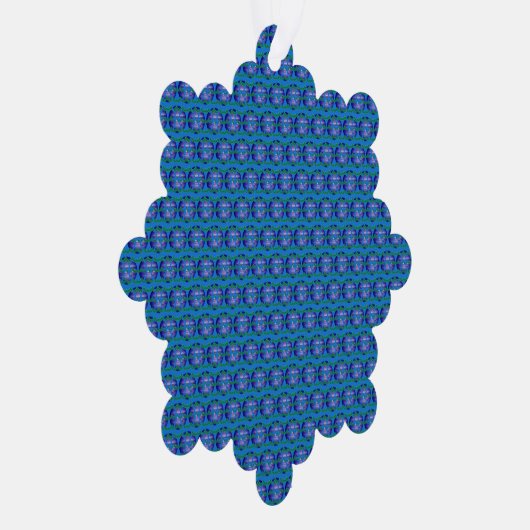 Pisces Ornament Kaart (Rechts)