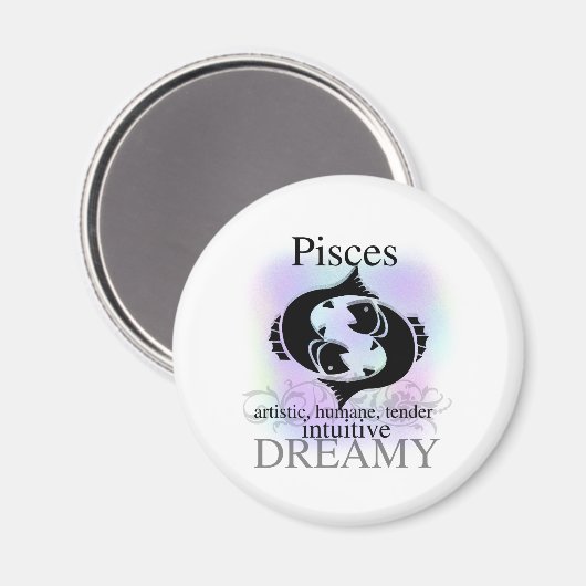 Pisces over jou magneet (Voorkant / Achterkant)