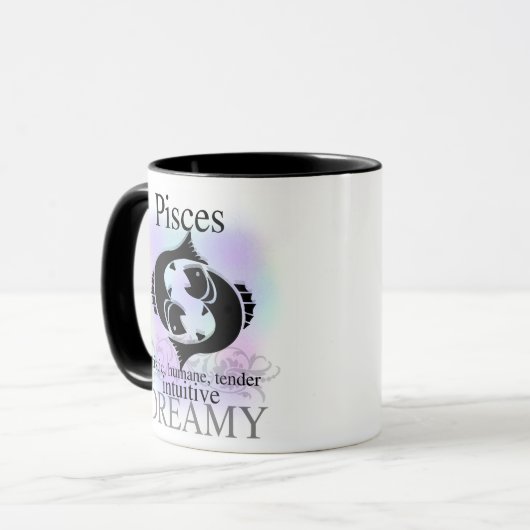 Pisces over jou mok (Voorkant links)