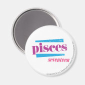 Pisces Paars Magneet (Voorkant / Achterkant)
