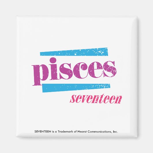 Pisces Paars Magneet (Voorkant)