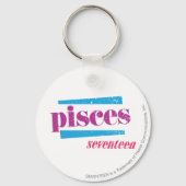Pisces Paars Sleutelhanger (Voorkant)