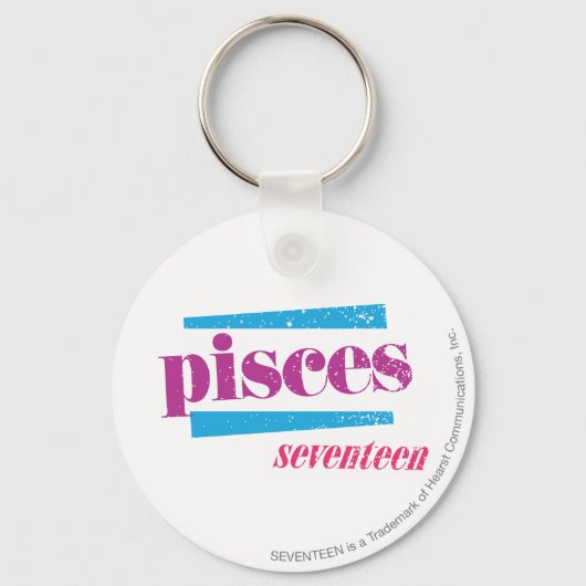 Pisces Paars Sleutelhanger (Voorkant)