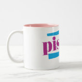 Pisces Paars Tweekleurige Koffiemok (Links)