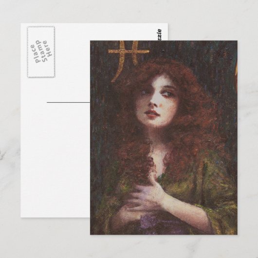 Pisces Post Card Briefkaart (Voorkant / Achterkant)