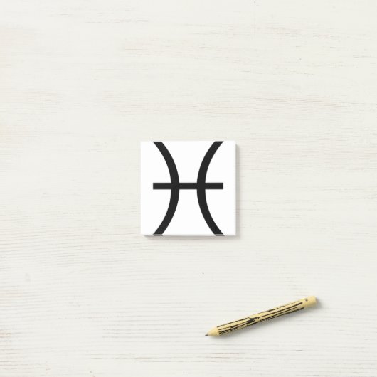 Pisces Post-it® Notes (Op bureau)