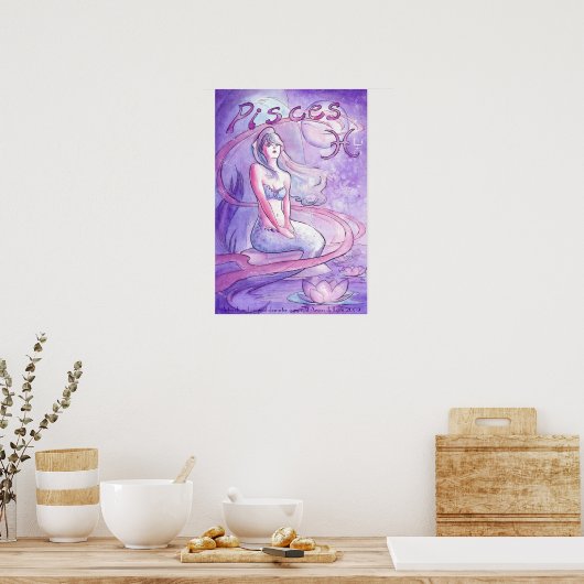 Pisces Poster (Keuken)