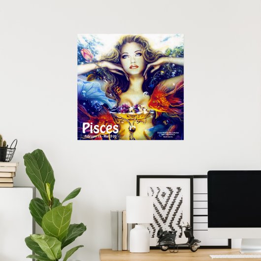 Pisces Poster (Thuiskantoor)