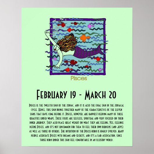 Pisces Poster (Voorkant)