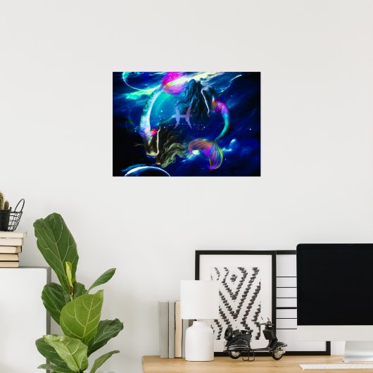 Pisces Poster (Thuiskantoor)