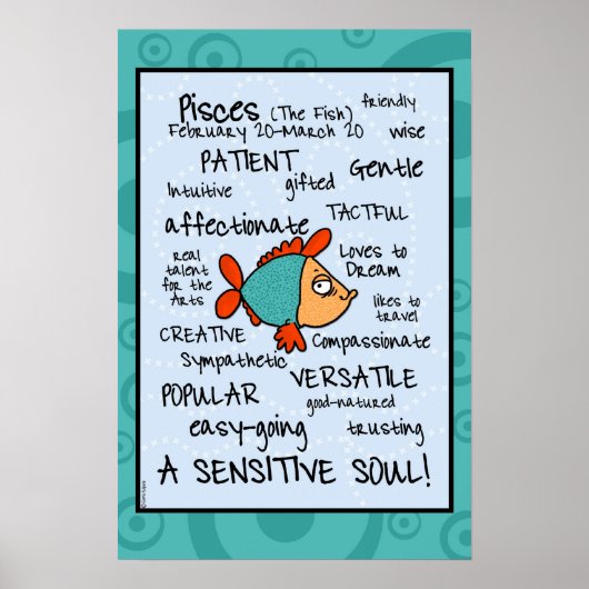 Pisces-poster Poster (Voorkant)