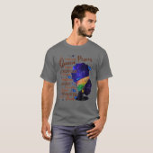 Pisces Queen ik ben sterdere verjaardag voor Black T-shirt (Voorkant volledig)