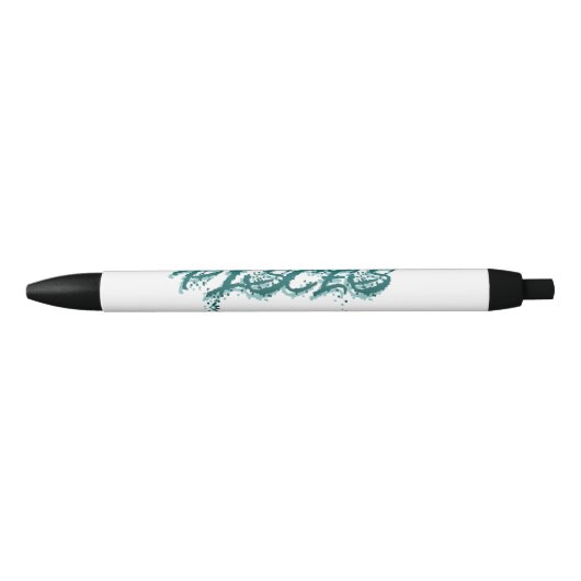 Pisces Reflectie Zwarte Inkt Pen (Voorkant)