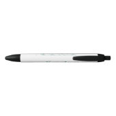 Pisces Reflectie Zwarte Inkt Pen (Achterkant)