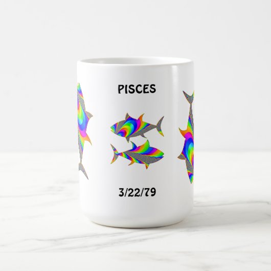 Pisces regenboogvissen Aangepaste Mok visdierentui (Center)