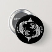 pisces ronde button 5,7 cm (Voorkant /achterkant)