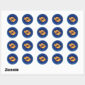 Pisces Ronde Sticker (Vel)