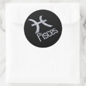 Pisces Ronde Sticker (Tas)
