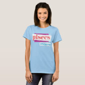 Pisces roze t-shirt (Voorkant volledig)