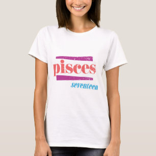 Pisces roze t-shirt
