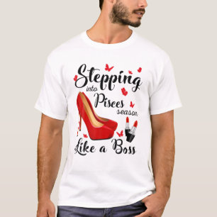 Pisces Seizoen Binnenstappen Als Een Baas Zodiac V T-shirt