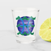 Pisces Shot Glas (Voorkant)
