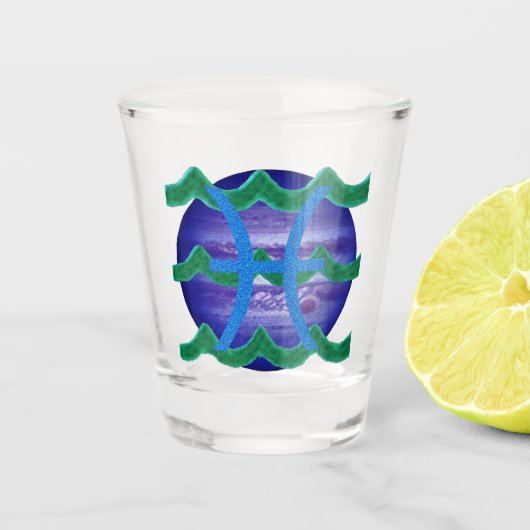 Pisces Shot Glas (Voorkant)