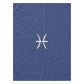 Pisces Sign Navy Blue Digital Camouflage Tafelkleed (Voorkant)