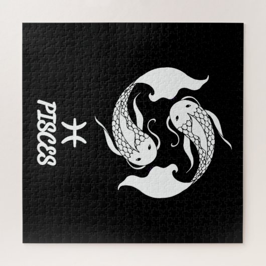 Pisces Silhouette Legpuzzel (Horizontaal)