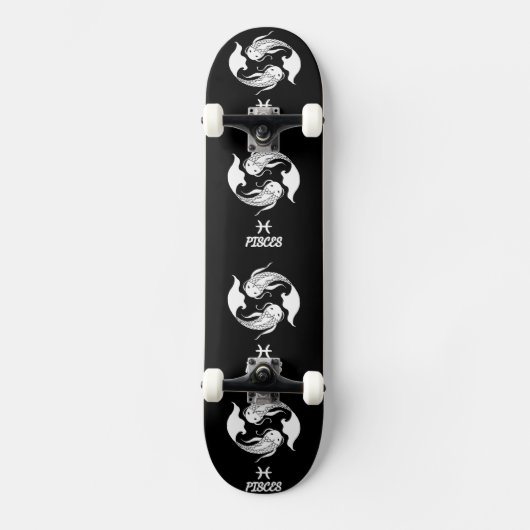 Pisces Silhouette Persoonlijk Skateboard (Voorkant)