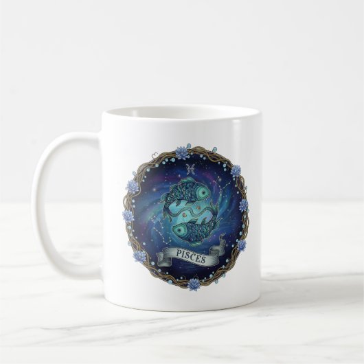 Pisces speciale Zodiac koffiemok (Links)