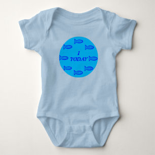 Pisces Star Sign Fish Baby Clothing Romper