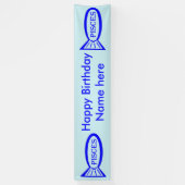 Pisces Star Sign Fish Banner (Verticaal)