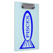 Pisces Star Sign Fish Cliboard Klembord (Rechts)