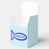 Pisces Star Sign Fish Custom Favor Box Bedankdoosjes (Geopend)